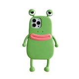 Funny Silicone 3D Frog Phone Case For IPhone 14 13 11 12 Pro Max XS XR X 7 8 Plus SE Cartoon Cute Shockproof Bumper Cover - V.I.P Digital Presence