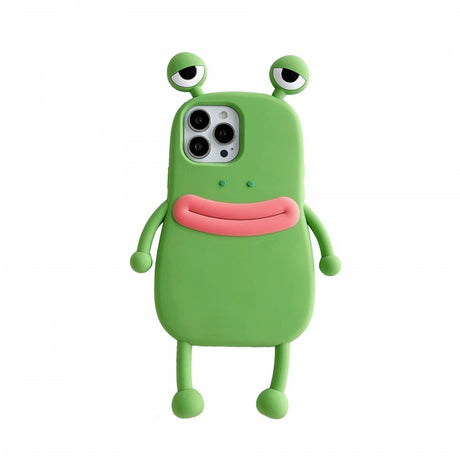 Funny Silicone 3D Frog Phone Case For IPhone 14 13 11 12 Pro Max XS XR X 7 8 Plus SE Cartoon Cute Shockproof Bumper Cover - V.I.P Digital Presence