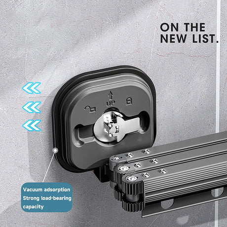 Multifunctional Retractable Fold Away Clothes Drying Hanger Space-Saving Bathrooms Usage - V.I.P Digital Presence