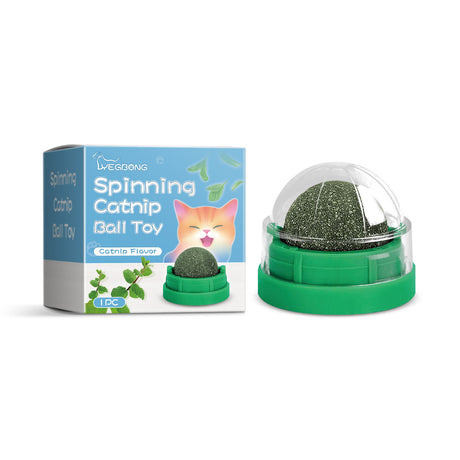 Mint-Flavored Rotating Cat Ball Toy Chew Toy Tooth Cleaning Care Rotating Mint Ball - V.I.P Digital Presence