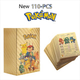 55 cartas Pok é mon de lámina dorada, cartas de batalla de cartas de colección Pok é mon Pok é mon