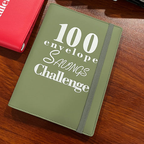 100 Envelope Challenge Binder Couple 100 Day Challenge Hand Account Money Savings Notepad - V.I.P Digital Presence