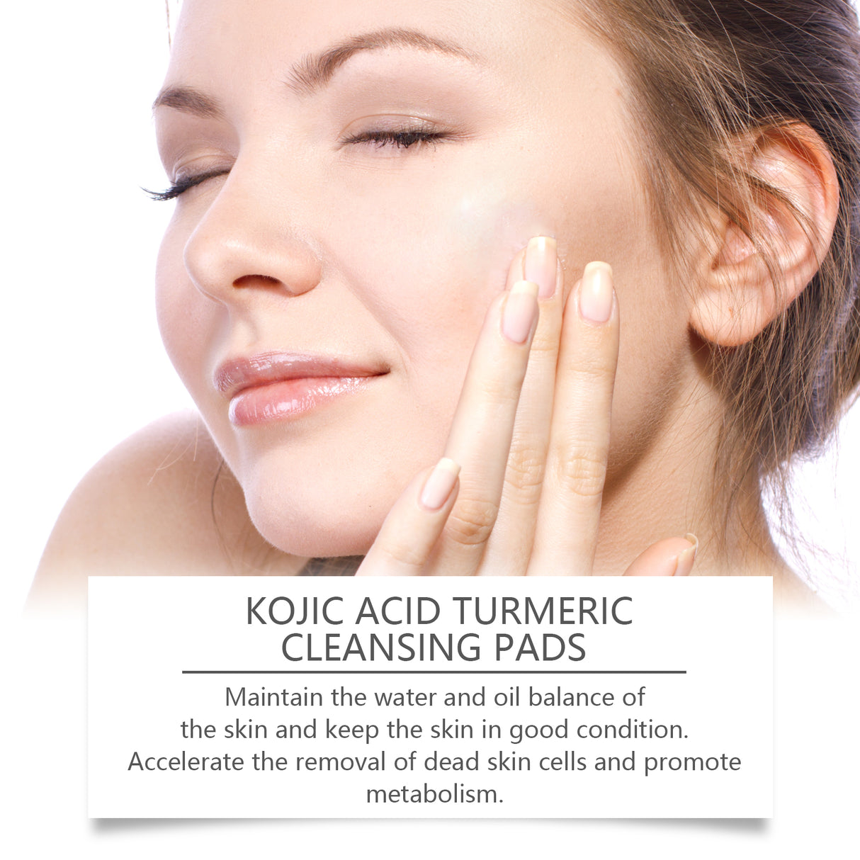 Turmeric Acid Cleansing Pad Gently Cleanses Skin, Lightened Acne Face, Brightened Pores - V.I.P Digital Presence