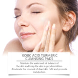 Turmeric Acid Cleansing Pad Gently Cleanses Skin, Lightened Acne Face, Brightened Pores - V.I.P Digital Presence