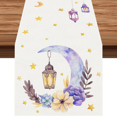 Printed Moon Castle House Tablecloth Home Decoration Party Festival Atmosphere Table Flag - V.I.P Digital Presence