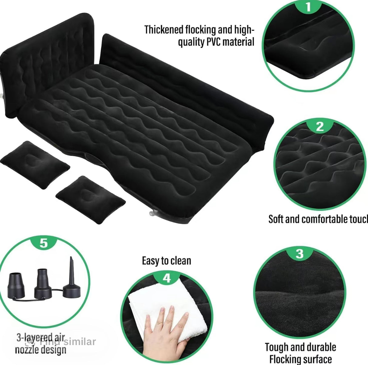 RoadNest Inflatable Car Bed