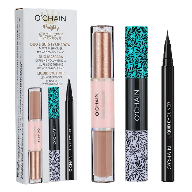 O'CHAI NMascara, long, thick, curling eyeliner, ultra-fine waterproof, non-smudge liquid eyeshadow - V.I.P Digital Presence