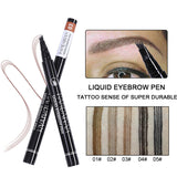 Four Head Eyebrow Pencil Liquid Eyebrow Pencil Very Fine Micro Carving Eyebrow Pencil Waterproof And Durable - V.I.P Digital Presence