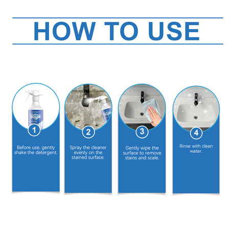Bathroom Foam Cleaner Tile Glass Bathtub Water Stain Scale Cleaning Cleaner - V.I.P Digital Presence