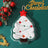 Christmas coral fleece hand towel hanging type absorbent quick drying cloth, kitchen and bathroom hand towel pendant - V.I.P Digital Presence