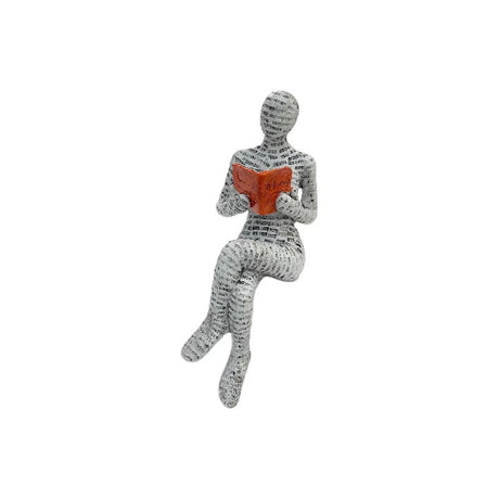 Home Furnishings Leisure Reading Girl Carving Design Resin Crafts Home Furnishings Living Room Bedroom Ornaments - V.I.P Digital Presence