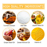 Turmeric Body Scrub Cleanses Skin Exfoliating Melanin Whitening Moisturizing Skin Scrub - V.I.P Digital Presence