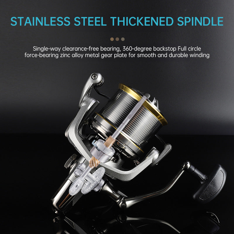 17+1BB 8000-14000 Series Aluminum Alloy Spool Fishing Reel, 4.8:1 Gear Ratio, Durable Long Casting for Baitcasting - V.I.P Digital Presence