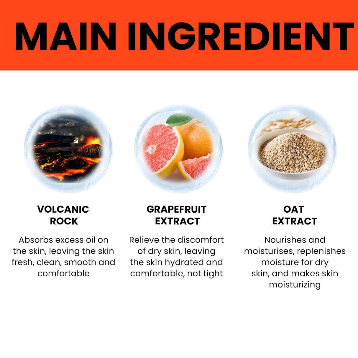 Men's Volcanic Face Wash, Acne Blackhead Face Deep Clean Pores And Oil Control - V.I.P Digital Presence