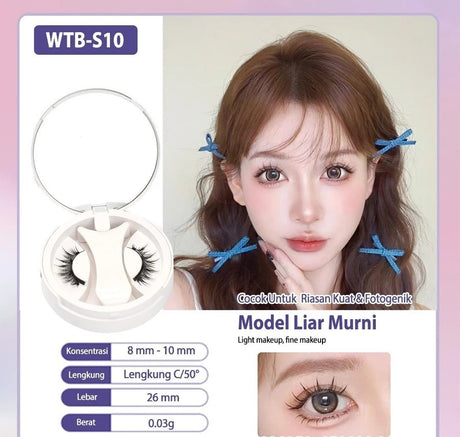 Natural Thick Portable Adhesive Free Eyelash Magnetic Suction Eyelash Style - V.I.P Digital Presence