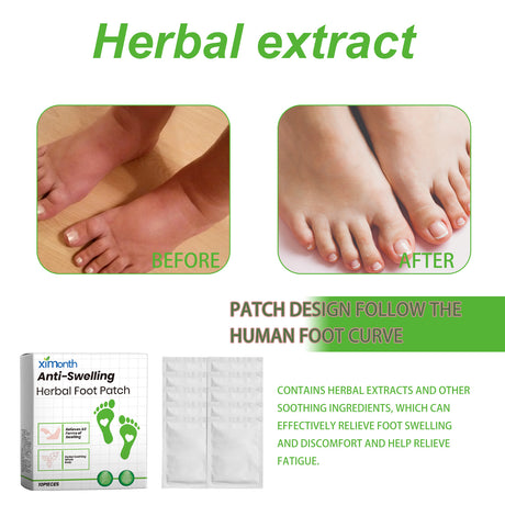 Anti-Swelling Herbal Foot Patch, Deep Cleansing Feet Relaxing Body Care Pads To Help You Sleep - V.I.P Digital Presence