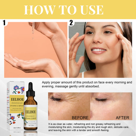 Vitamin C Essence, Brightens Skin, Moisturizes Shrink Pores Firming And Anti-Wrinkle Solution - V.I.P Digital Presence