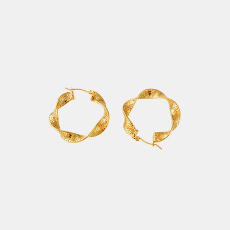 Titanium Steel Twisted Earrings - V.I.P Digital Presence