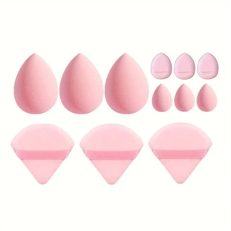 12Pcs Makeup Sponge Blender Beauty Egg Foundation Sponges Liquid Cream Cosmetic Puff Women Make Up Accessories Beauty Tools - V.I.P Digital Presence