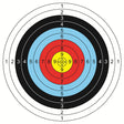 New 30pcs 40*40 cm Archery Shooting Target Paper Bow Hunting Archery Kit Standard Full Ring Single Spot Shooting Training Paper - V.I.P Digital Presence