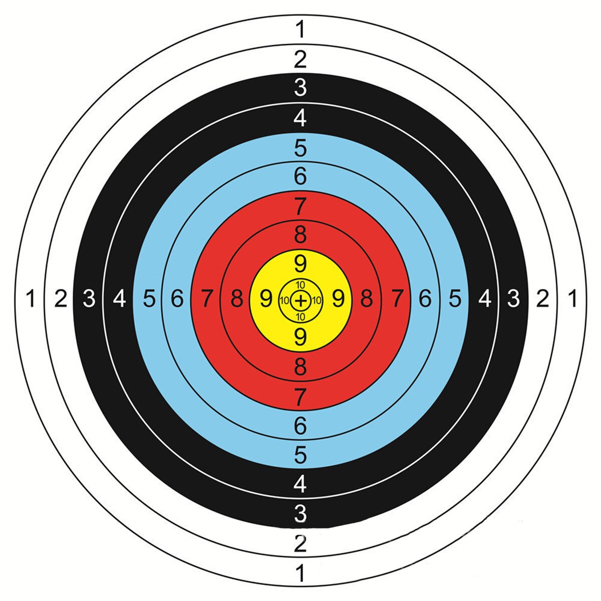 New 30pcs 40*40 cm Archery Shooting Target Paper Bow Hunting Archery Kit Standard Full Ring Single Spot Shooting Training Paper - V.I.P Digital Presence