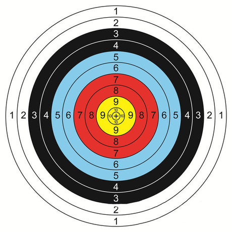 New 30pcs 40*40 cm Archery Shooting Target Paper Bow Hunting Archery Kit Standard Full Ring Single Spot Shooting Training Paper - V.I.P Digital Presence