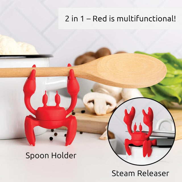 Crab pot edge clip crab silicone tableware holder spoon holder steam radiator anti slip spoon holder anti overflow device - V.I.P Digital Presence