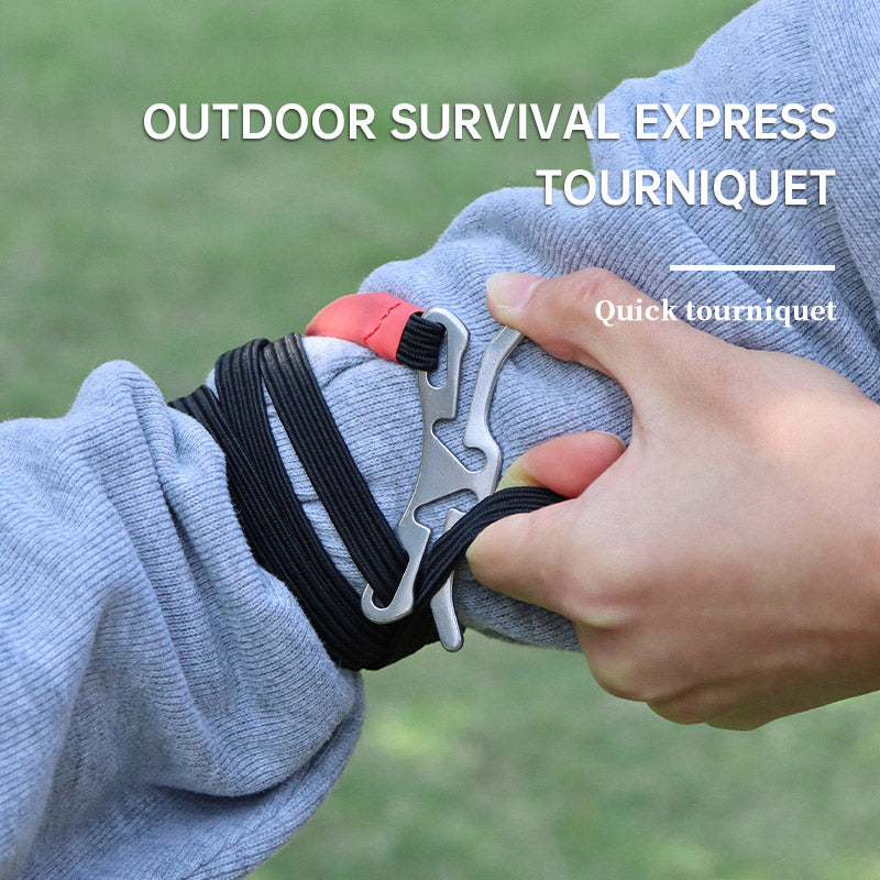 Jungle fast tourniquet poison belt One hand operation Light and easy to use EDC outdoor survival equipment - V.I.P Digital Presence