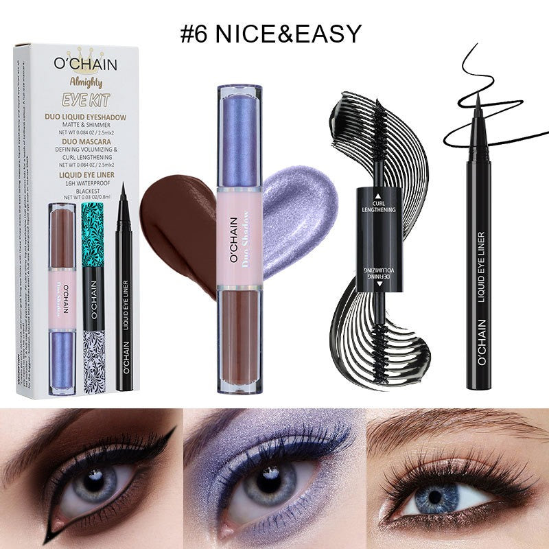 O'CHAI NMascara, long, thick, curling eyeliner, ultra-fine waterproof, non-smudge liquid eyeshadow - V.I.P Digital Presence