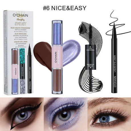O'CHAI NMascara, long, thick, curling eyeliner, ultra-fine waterproof, non-smudge liquid eyeshadow - V.I.P Digital Presence