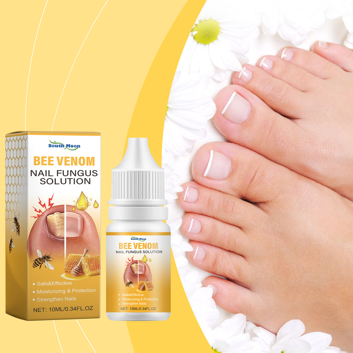 Bee Venom Nail Care Essence Foot Gray Nails Brightening Nails Rotten Nails Soft Nails Nail Care - V.I.P Digital Presence