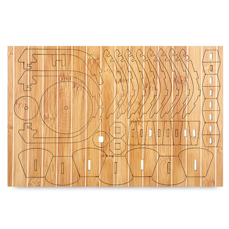 Woodcraft Assembly Kit 3D Jigsaw Puzzle - Phonograph - V.I.P Digital Presence