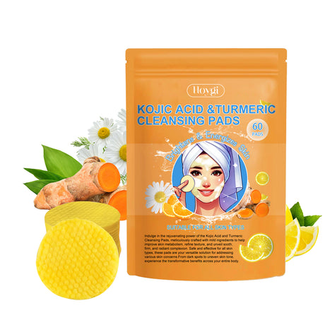 Turmeric Acid Cleansing Pad Gentle Exfoliating Deep Clean Non-Tight Improving Skin Cleansing Pad - V.I.P Digital Presence