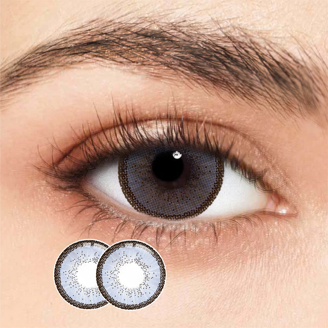 1Pair FDA Certificate Eyes Beautiful Pupil Colorful Girl Cosplay Contact Lenses  MY WAY BLUE - V.I.P Digital Presence