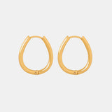 Titanium Steel Huggie Earrings - V.I.P Digital Presence