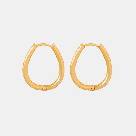 Titanium Steel Huggie Earrings - V.I.P Digital Presence