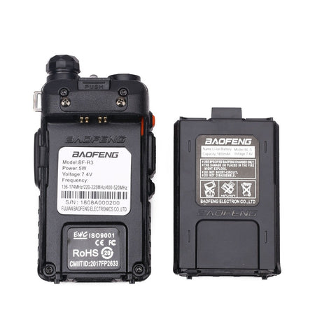 BaoFeng BF-UV5R Tri-Band Walkie Talkie 136-174Mhz 220-260Mhz/400-520Mhz+2 AntennaTwo Way Amatuer Portable ham Radio up of UV-5R - V.I.P Digital Presence