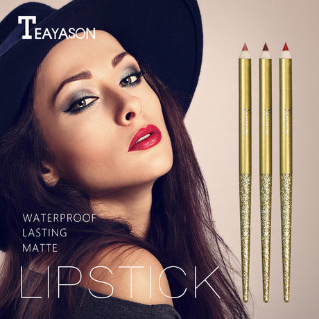 Matte Lip Liner Lasting Vampire Color Nude Pink Big Red Lipstick Lip Pencil - V.I.P Digital Presence