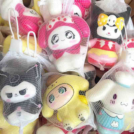 Netbag Egg Boy Party Pinch Music Stress Relief Toy Slow Rebound Ventilatory Artifact Cartoon Stress Relief Student Small Gift Item - V.I.P Digital Presence