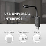 EVKVO HD Smart Mini Wifi USB Camera Real-time Surveillance IP Camera AI Human Detection Loop Recording Mini camera Support 64G - V.I.P Digital Presence