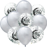 Moon Castle Party Celebrates Latex Balloon Transparent Paper Shard Glitter Balloon Set - V.I.P Digital Presence