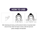 Moisturizing Eye Cream, Firming And Lifting Eye Creme For Fine Lines Crow's Feet Dark Circles