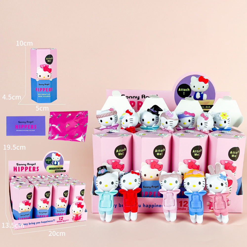 Party Angel Cheek Blind Box Car Ornament Mobile phone Decoration Handmade Anime Doll Finished End Box - V.I.P Digital Presence