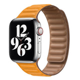 Suitable For iwatch8 Watchband S7 SE 6/5/43 Magnetic Suction New Leather Loopback Chain Apple Watch Wristband - V.I.P Digital Presence