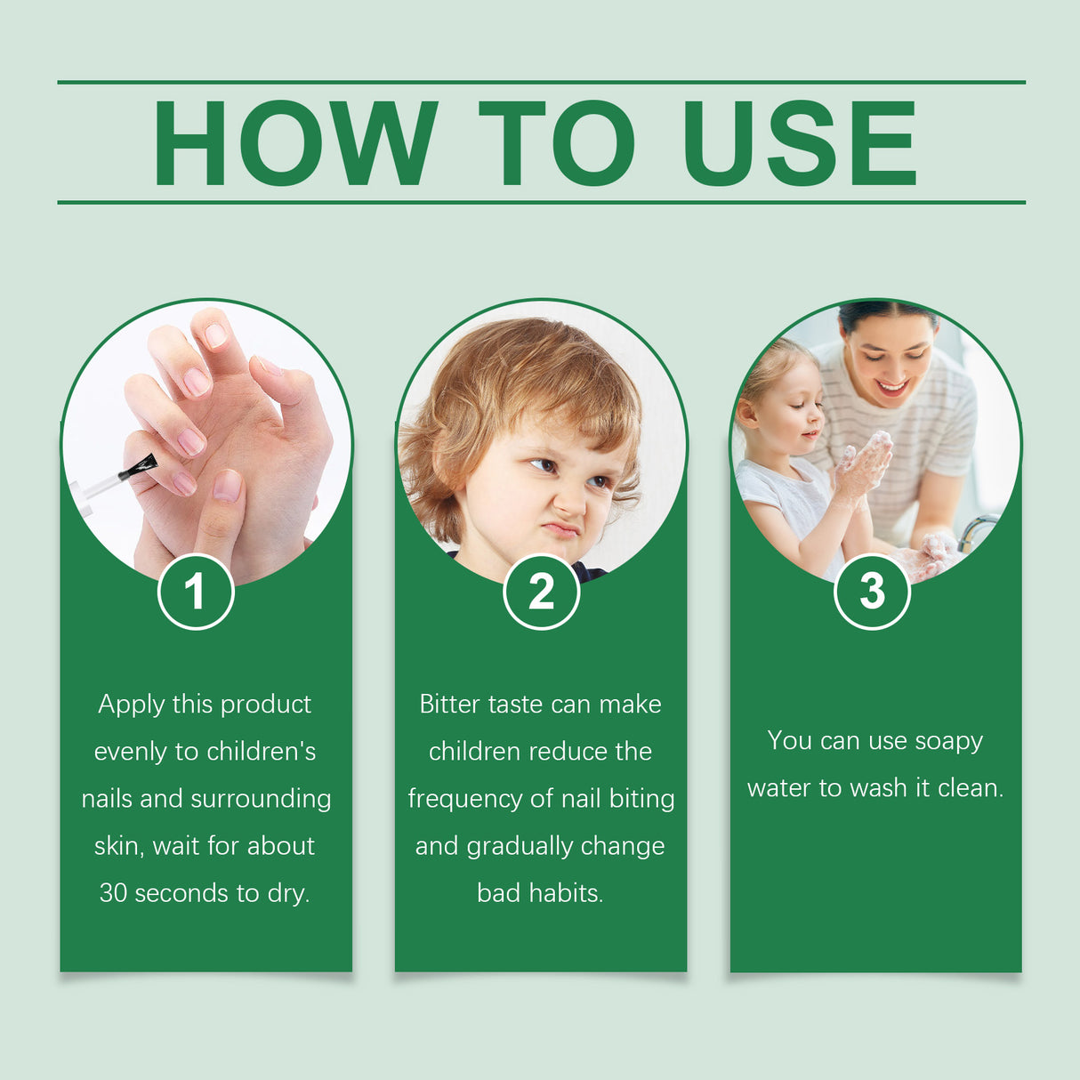 Anti-Biting Nail Care Bitter Lotion Mild Ingredients For Children Eating Hand Bitters To Protect Against Nail Biting Bitter