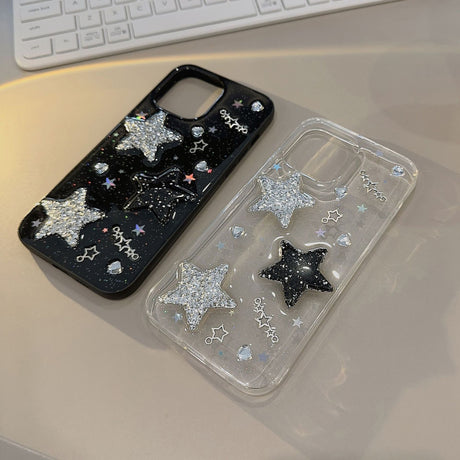 Sweet Cool 3D Star iPhone 14 Apple Phone Case 13 Drop Glue X/8 Spicy Girl 12/11 Suitable for 15promax - V.I.P Digital Presence
