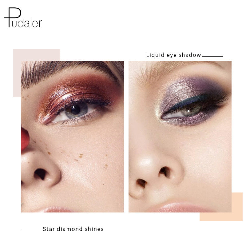 Pudaier Star Diamond Yaojin Liquid Eye Shadow Lying Silkworm Brightens Polarized Mermaid Ji Metal Eye Shadow Liquid - V.I.P Digital Presence