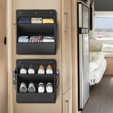 RV shoe storage (adhesive), over-door rack with deep pockets – for motorhomes, narrow wardrobes, 1 piece - V.I.P Digital Presence