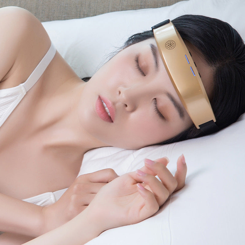 Sleep aid insomnia black pink white gold smart electrotherapy Ems sleep aid device portable massager - V.I.P Digital Presence