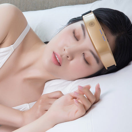 Sleep aid insomnia black pink white gold smart electrotherapy Ems sleep aid device portable massager - V.I.P Digital Presence